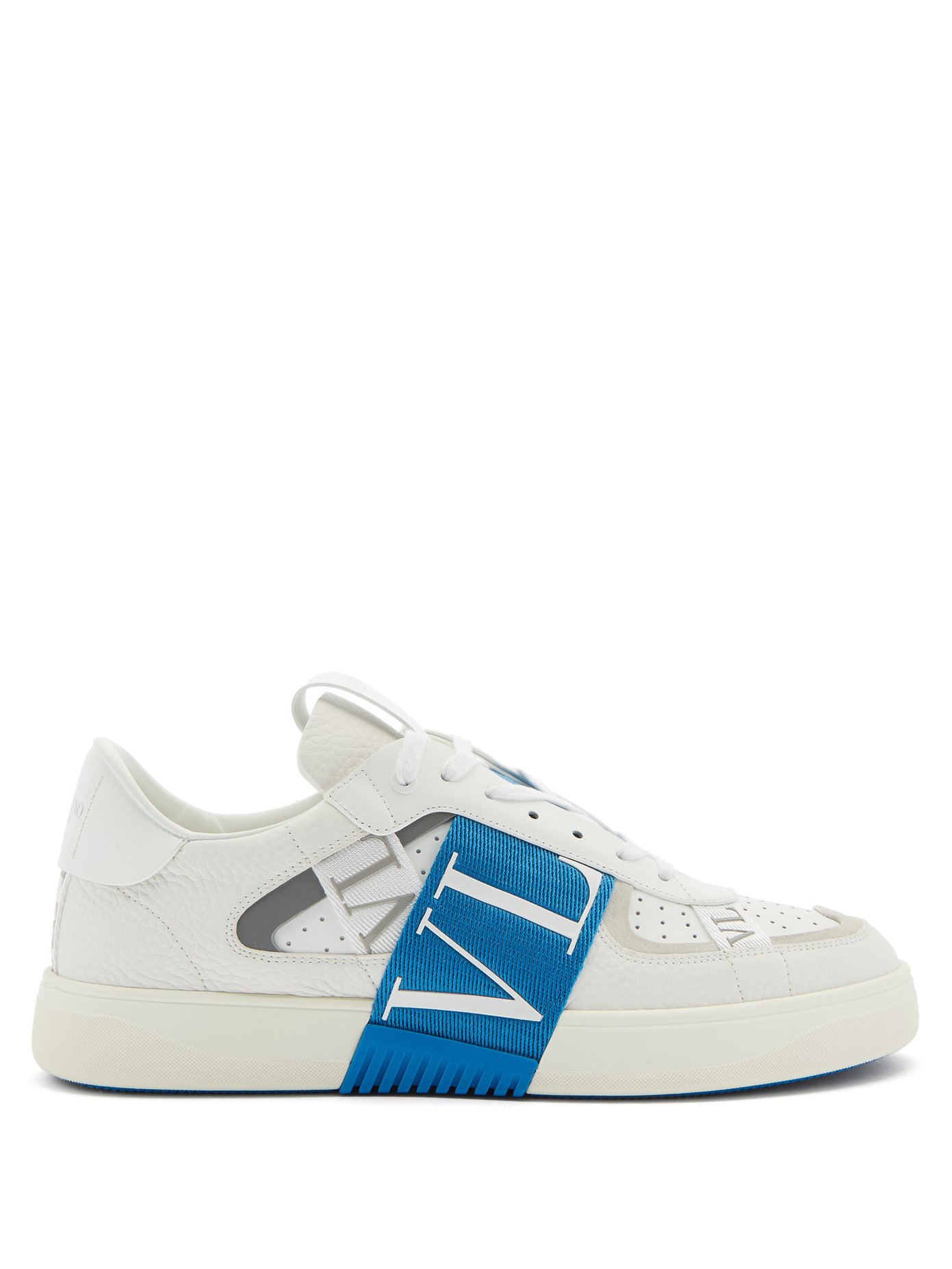 valentino leather trainers