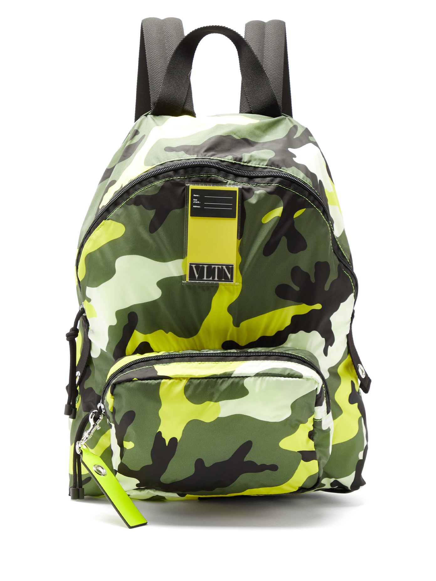 valentino garavani camouflage backpack