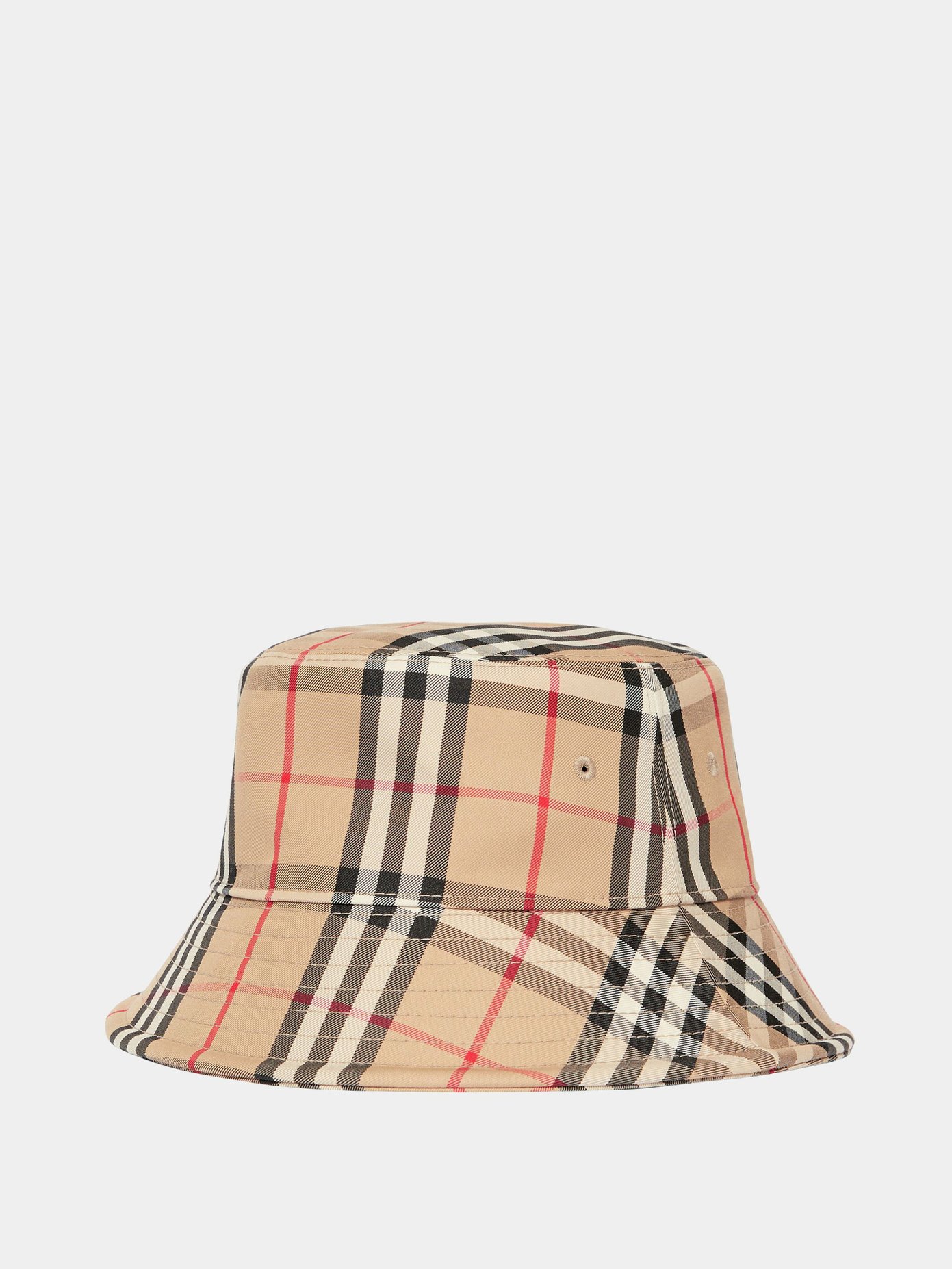 버버리 Burberry Print Vintage check cotton bucket hat