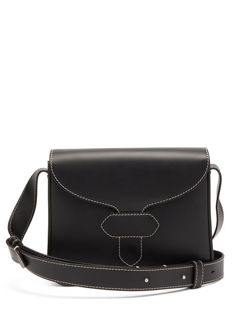 navy designer crossbody bag