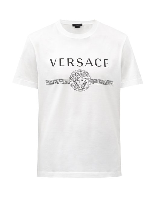 Versace ヴェルサーチェ メデューサ コットンtシャツ Matchesfashion マッチズファッション