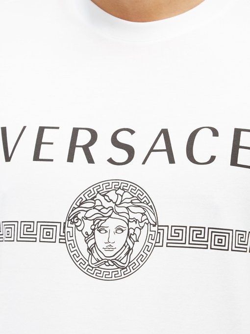 Versace ヴェルサーチェ メデューサ コットンtシャツ Matchesfashion マッチズファッション