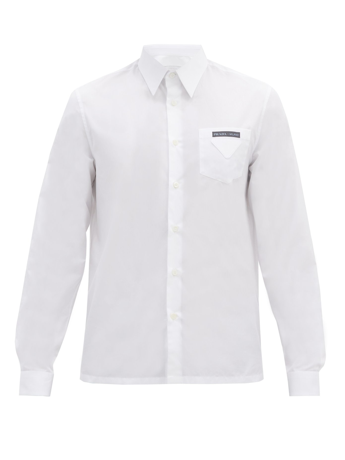 prada button shirt