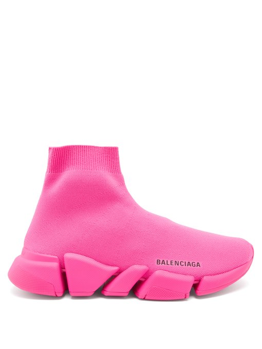balenciaga sock shoes pink
