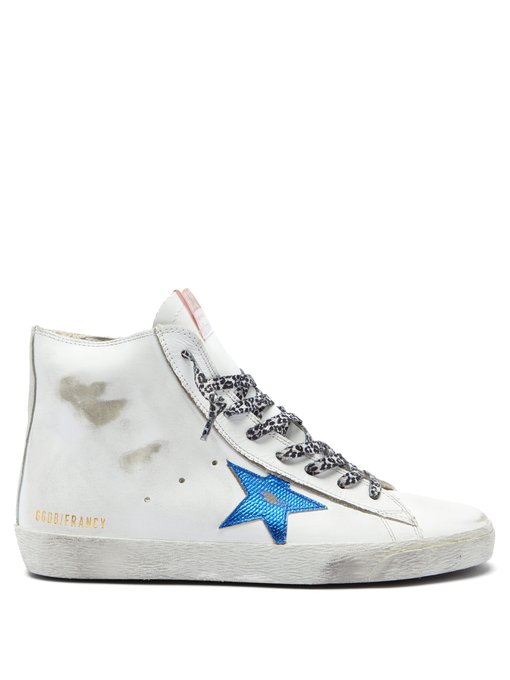 Francy high-top leather trainers 