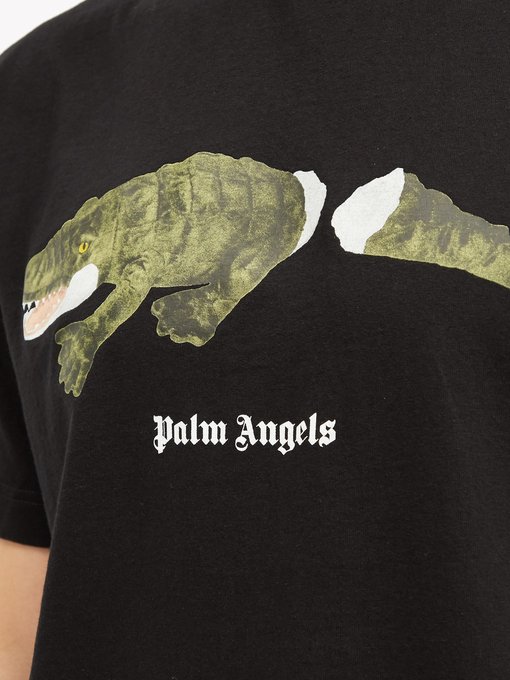 palm angels crocodile shirt