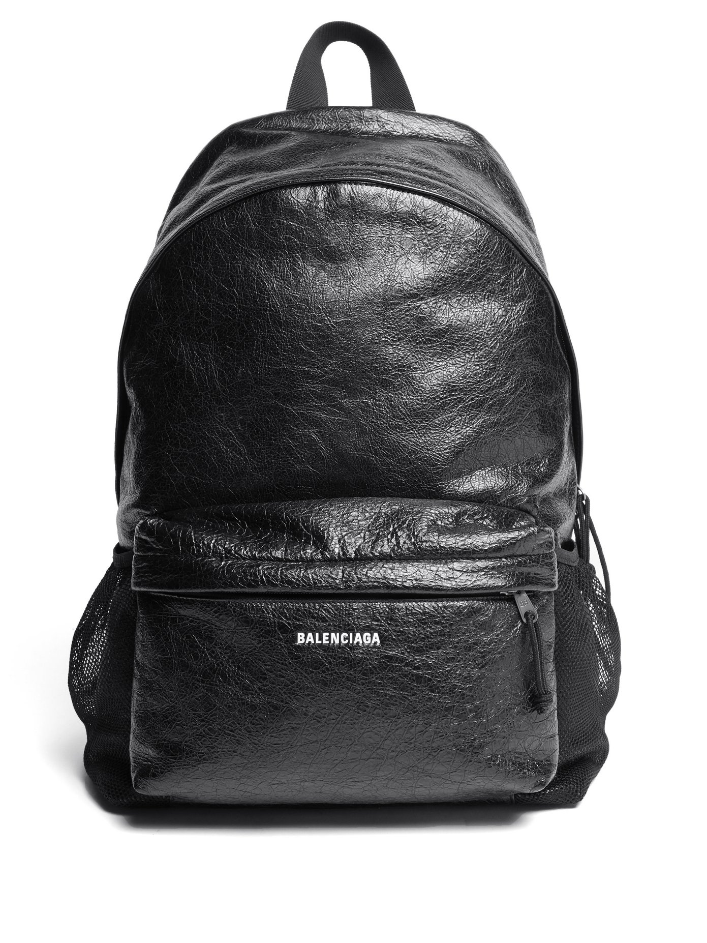balenciaga backpack leather