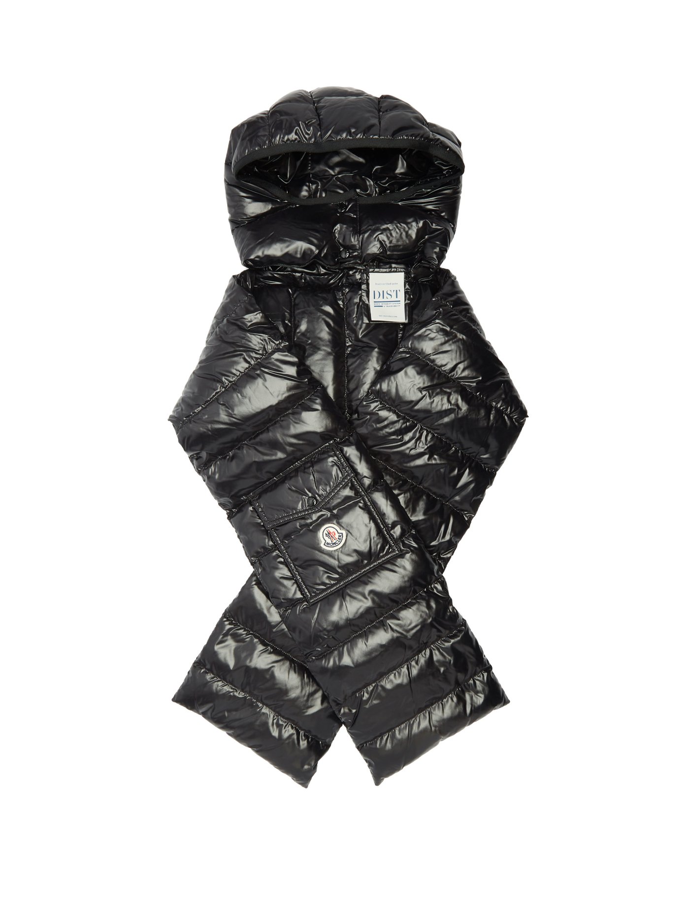 Hooded quilted-down scarf | Moncler 