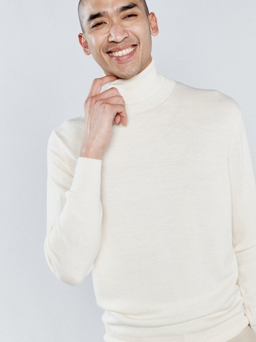 Raey Roll-neck cashmere sweater