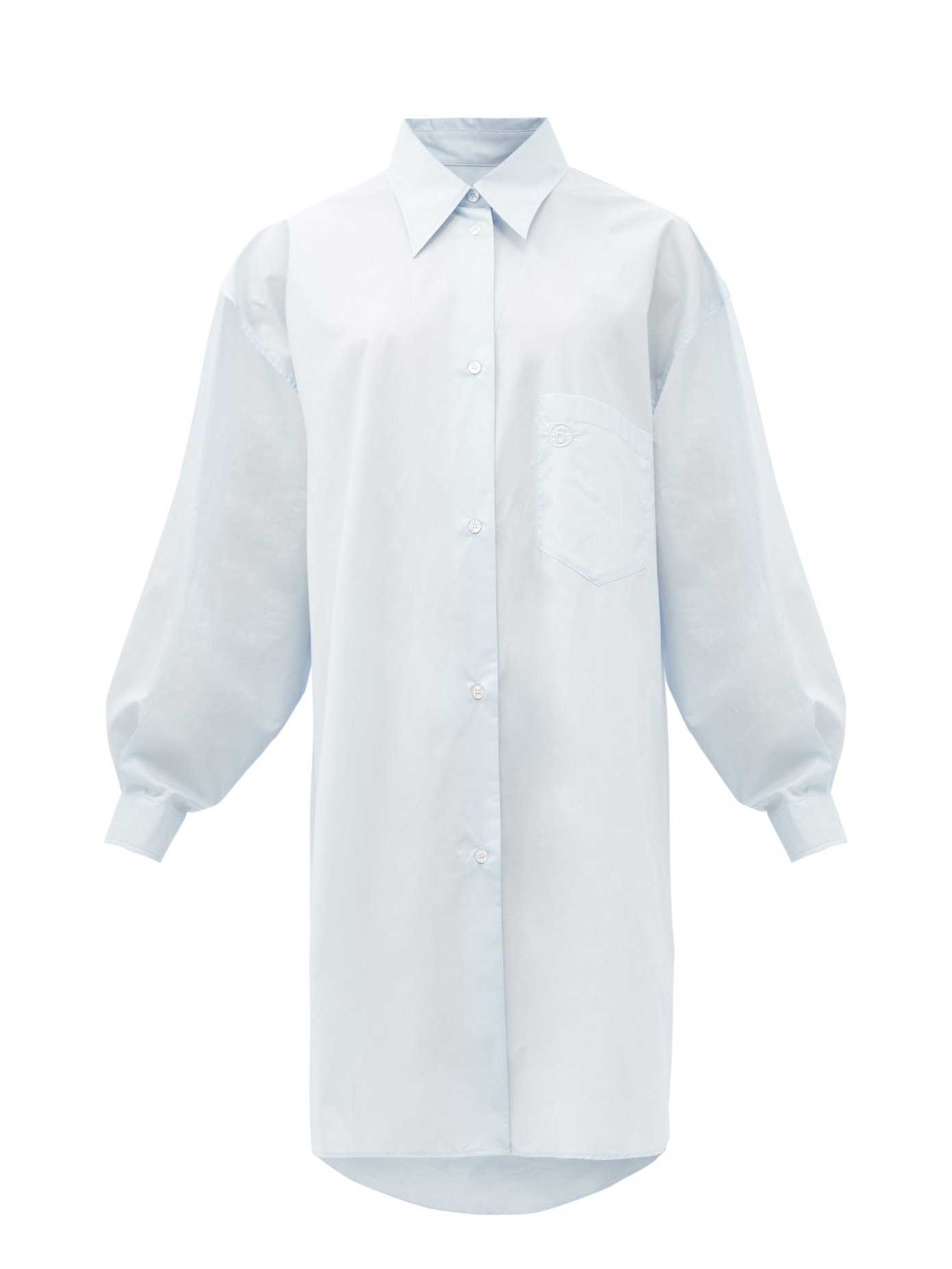 cotton poplin shirt dress