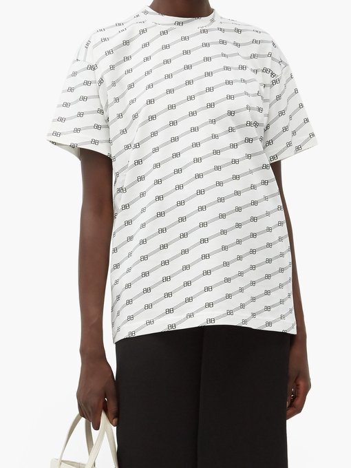 balenciaga monogram shirt