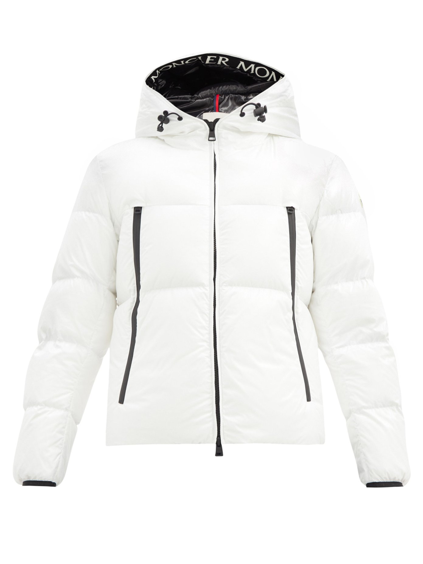 moncler quilted shell down jacket