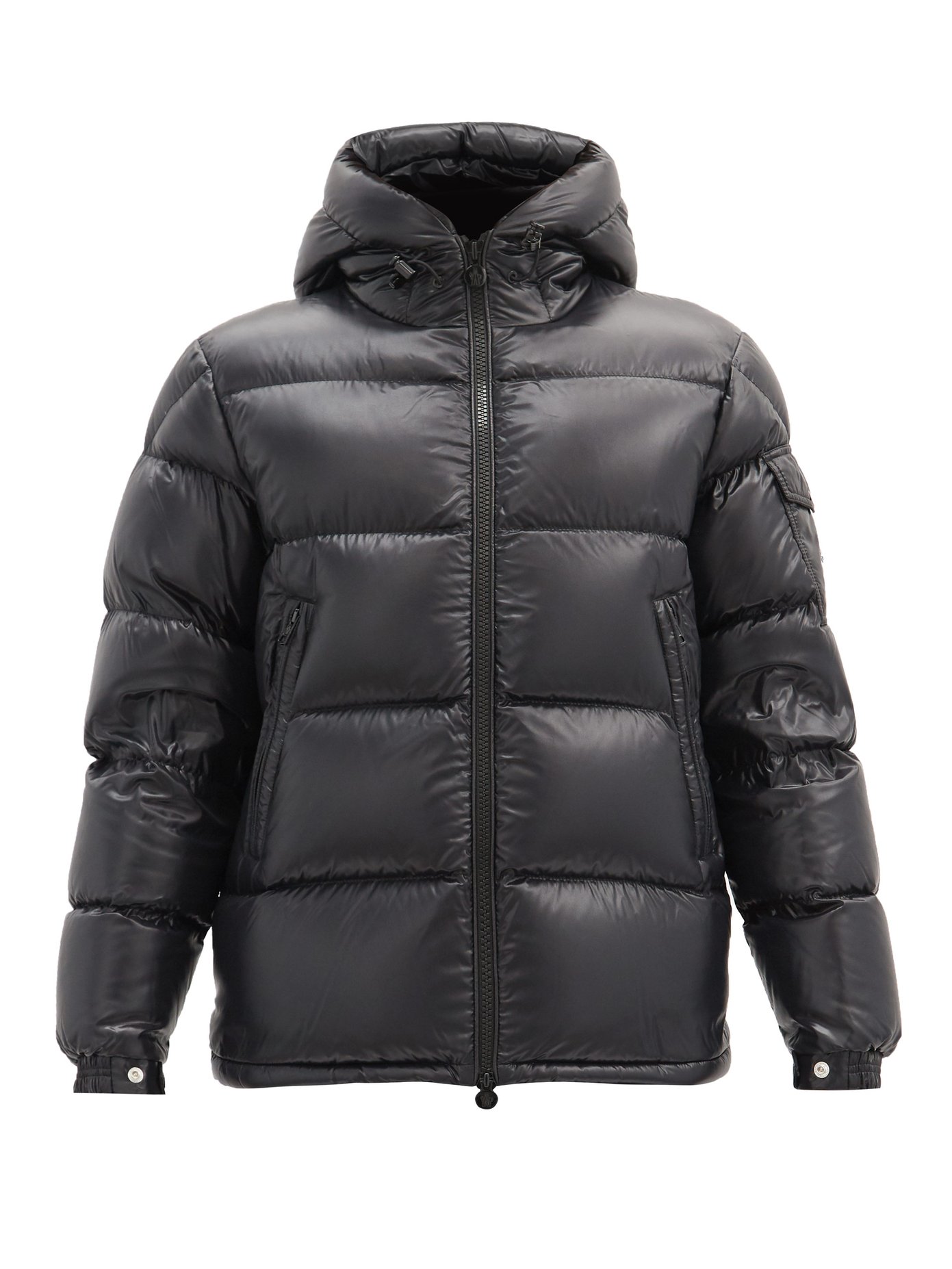 Ecrins quilted down hooded coat 