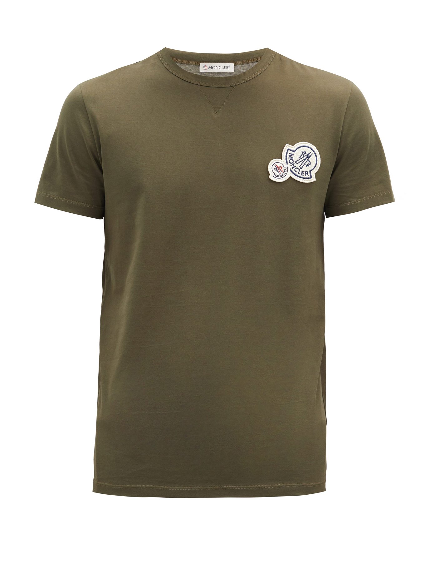 Double-logo cotton T-shirt | Moncler 