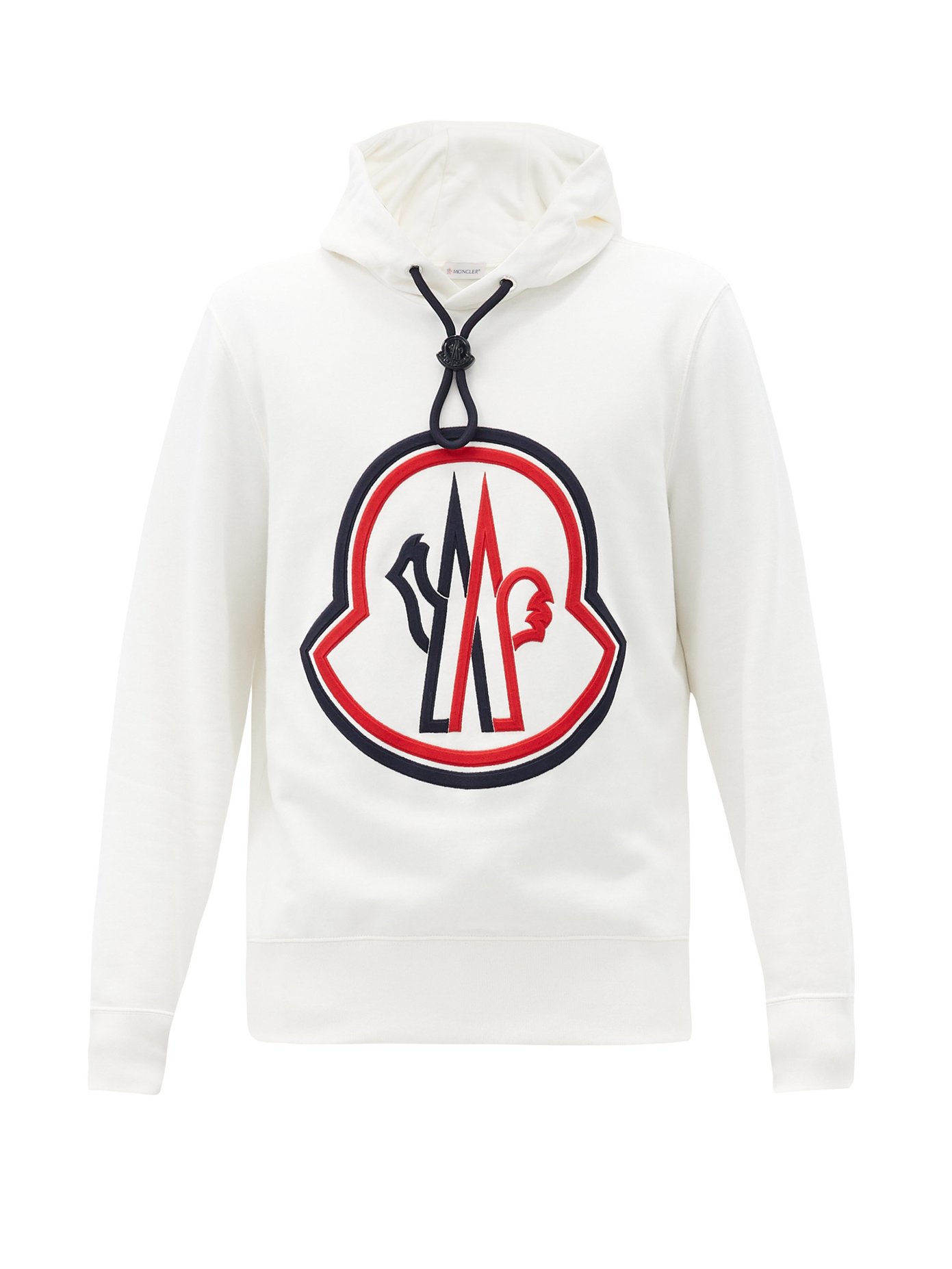moncler logo hoodie