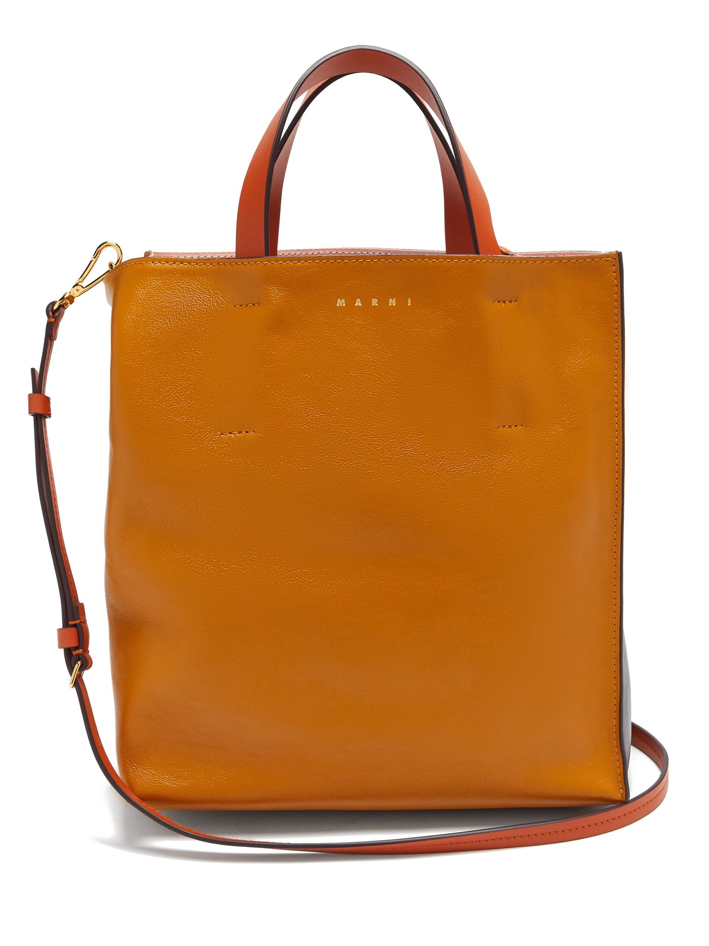 medium leather tote