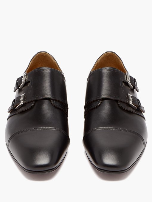 Mortimer monk-strap leather shoes 