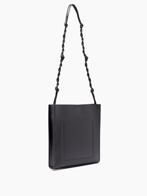 Tangle medium braided-strap leather shoulder bag | Jil Sander ...