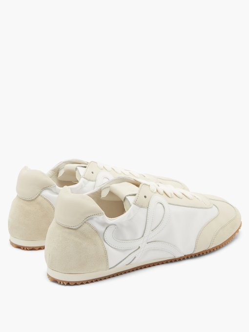 white ballet trainers