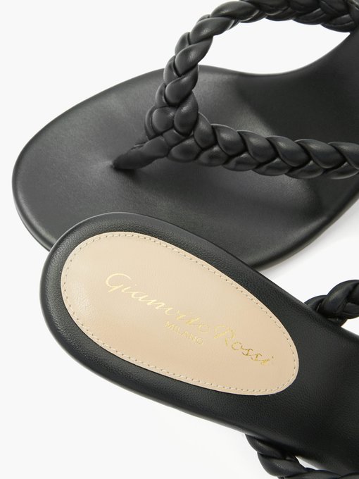 Tropea 70 braided leather sandals | Gianvito Rossi | MATCHESFASHION UK