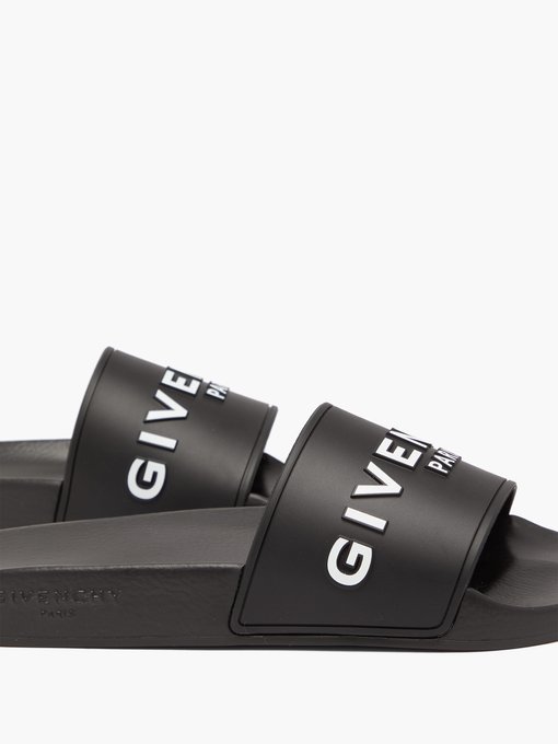 flat sandals in givenchy paris rubber