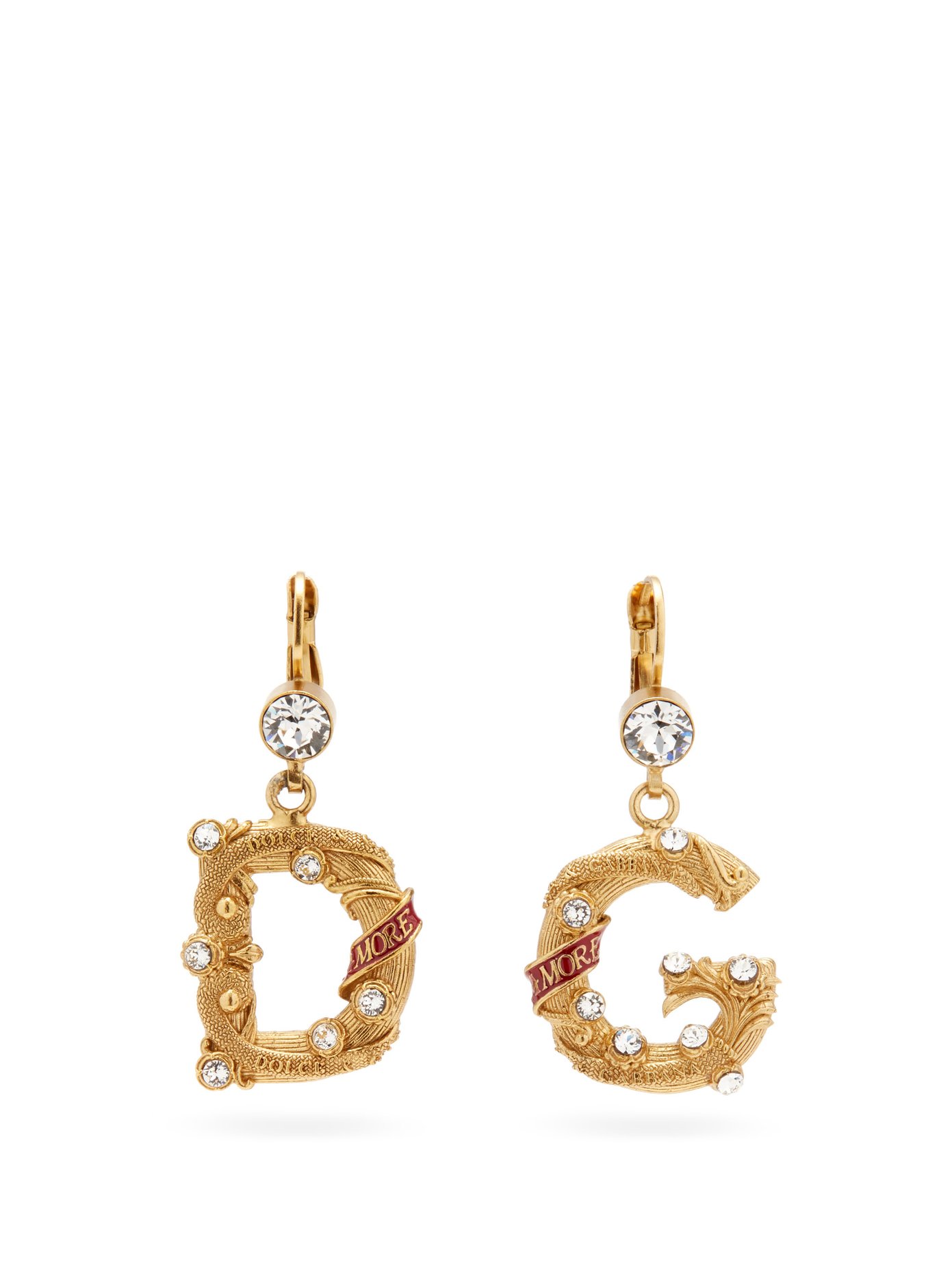 DG Amore crystal-embellished logo 