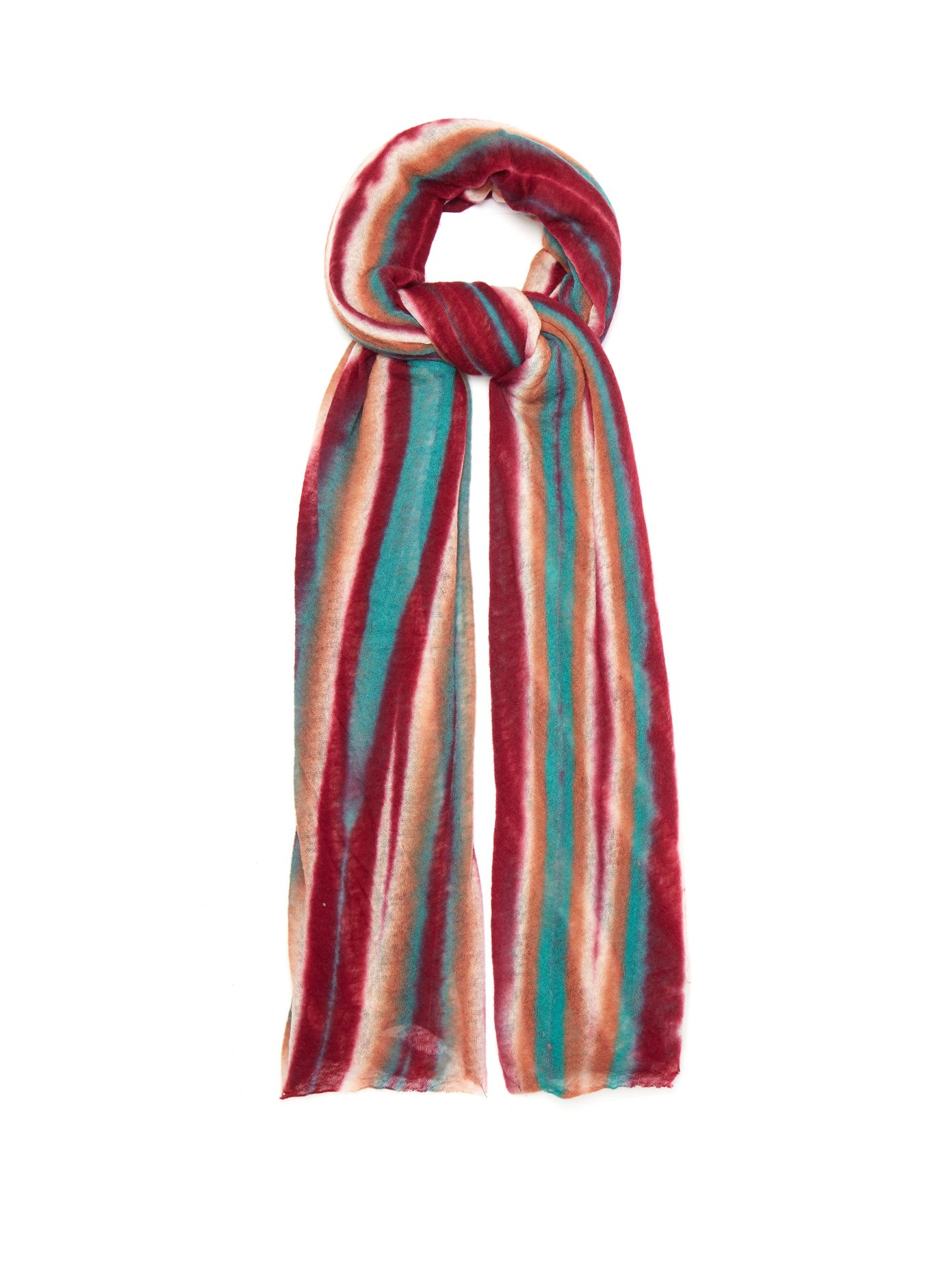 striped cashmere scarf