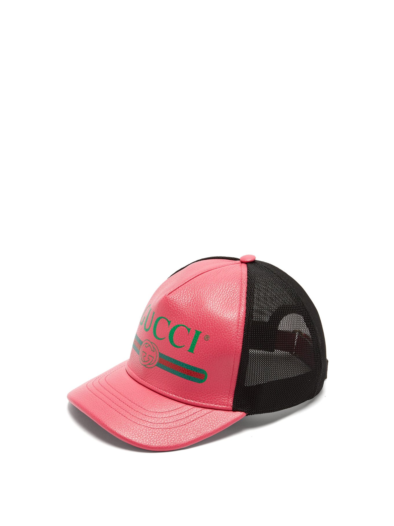 gucci leather hat