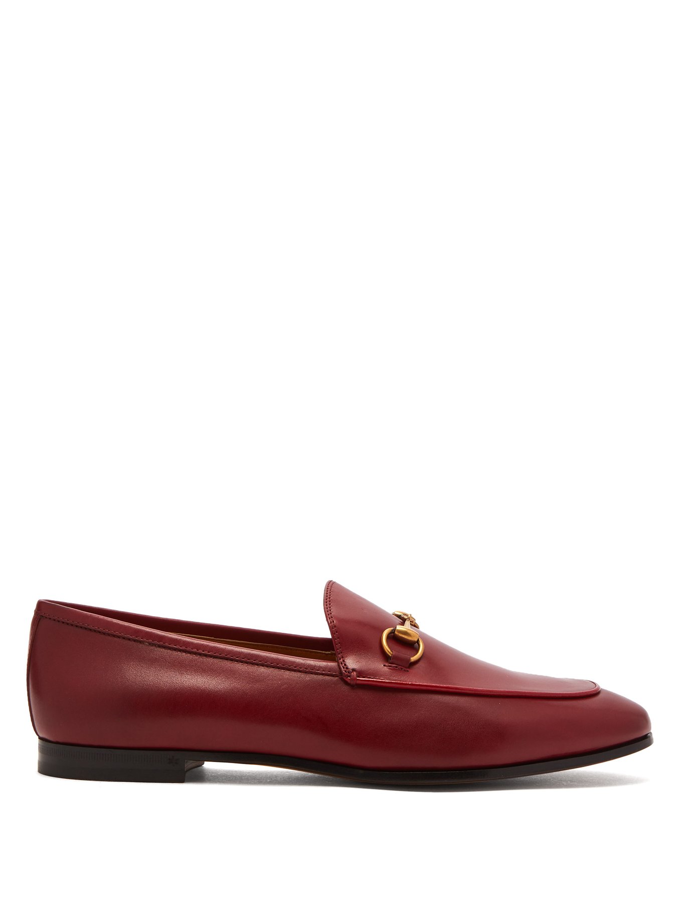 gucci red jordaan loafers