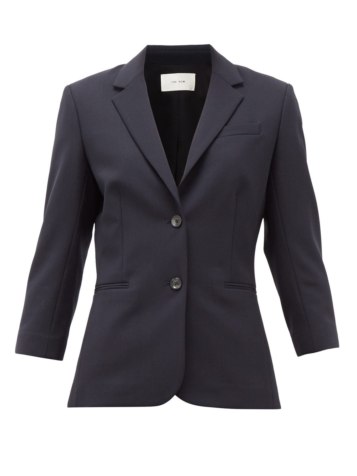 The Row Schoolboy Suit Jacket Blazer Cotton Black Size 6 NEW 