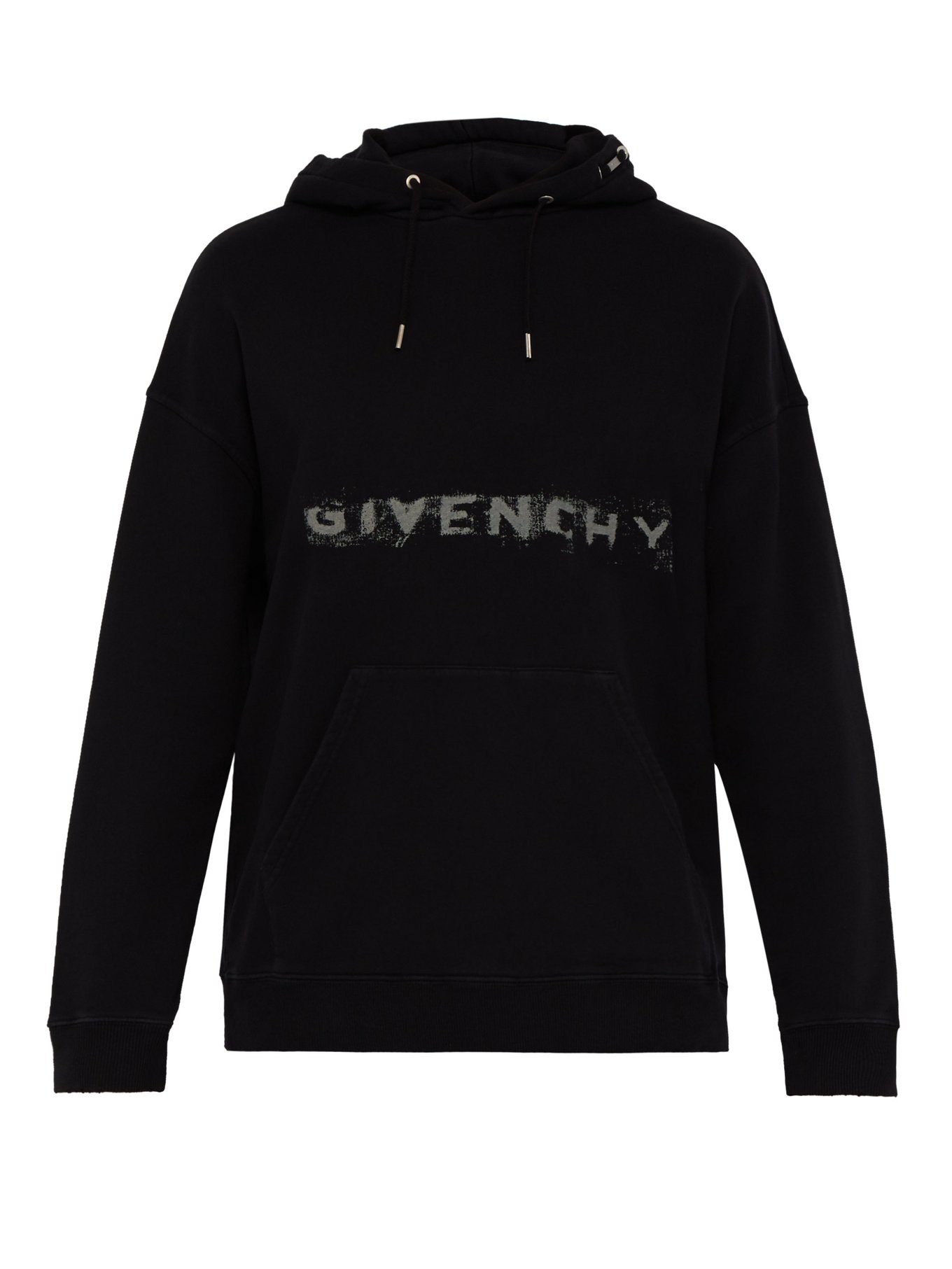 givenchy faded logo hoodie