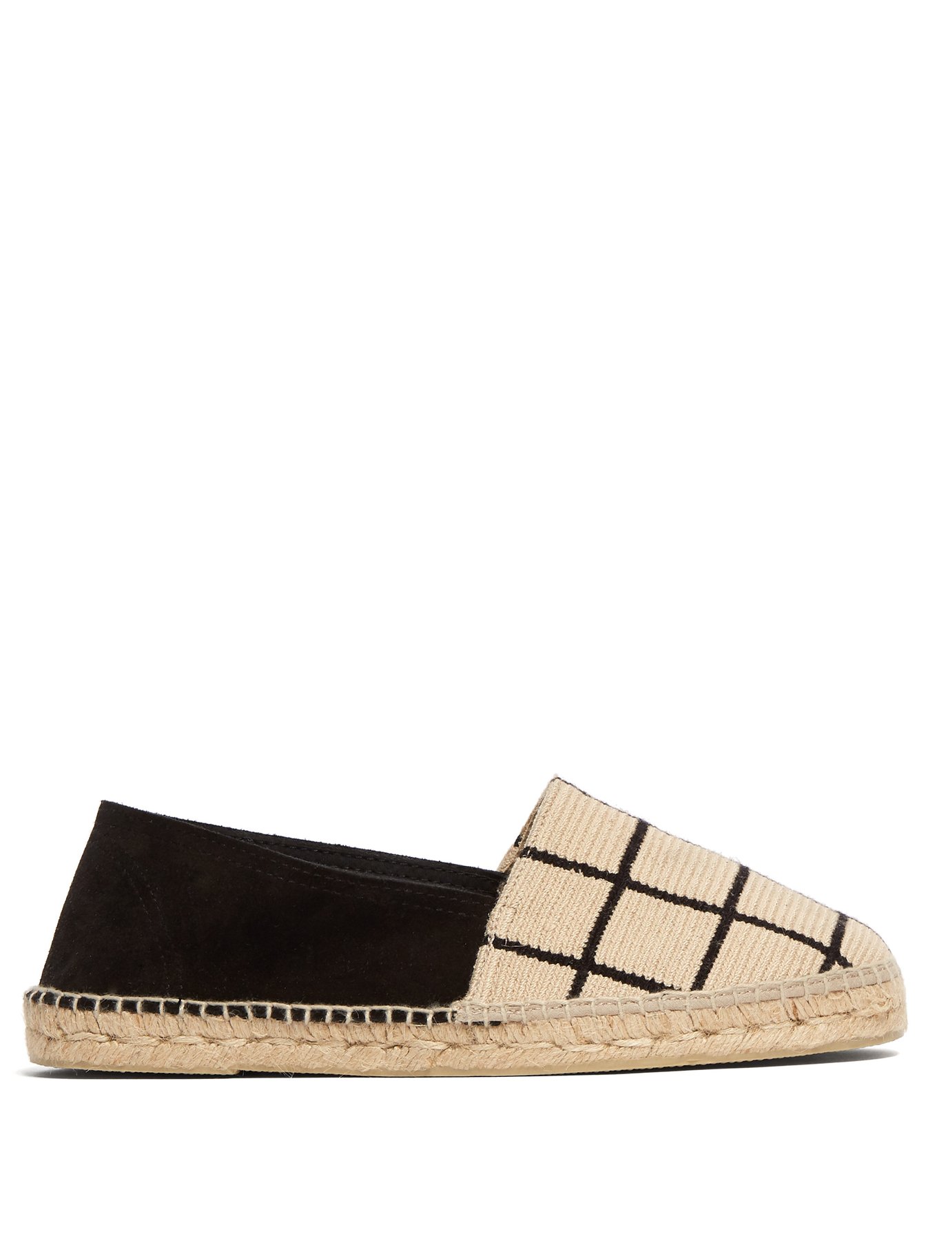 Check-patterned and suede espadrilles | Guanabana | MATCHESFASHION US