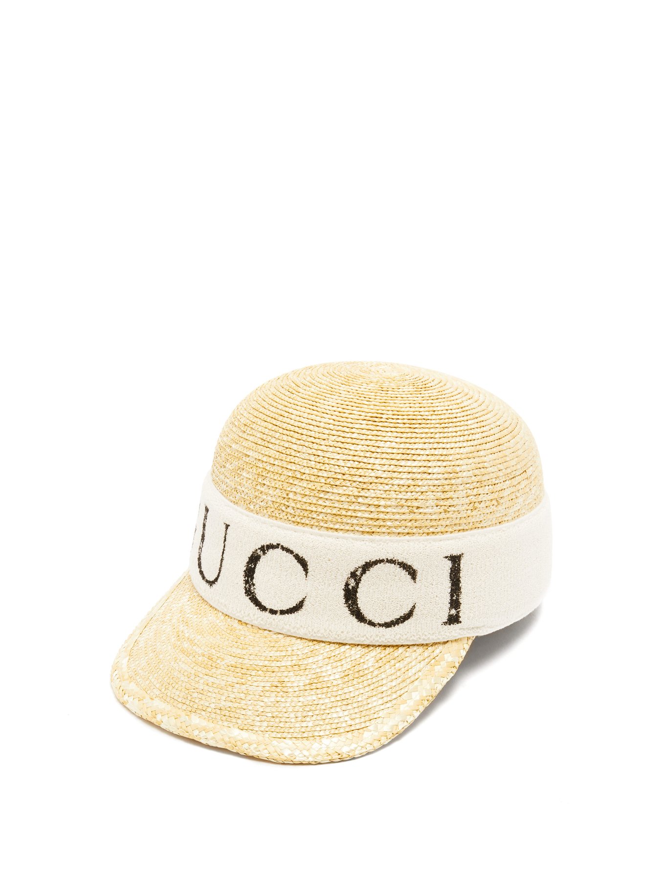 cafeteria Elendig bånd Neutral Logo-print raffia baseball cap | Gucci | MATCHESFASHION US