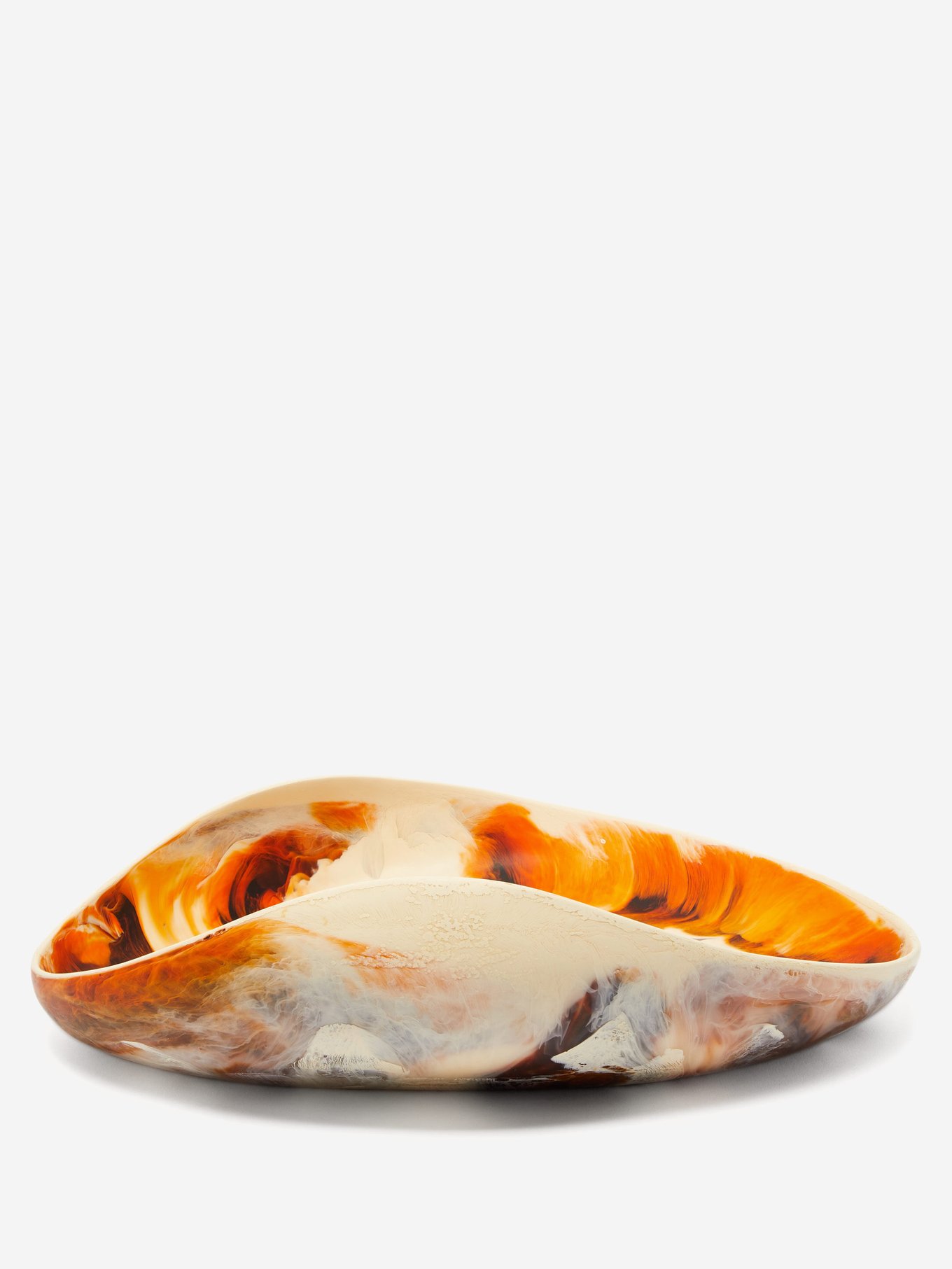 Brown Leaf marbled-resin bowl | Dinosaur Designs | MATCHESFASHION AU