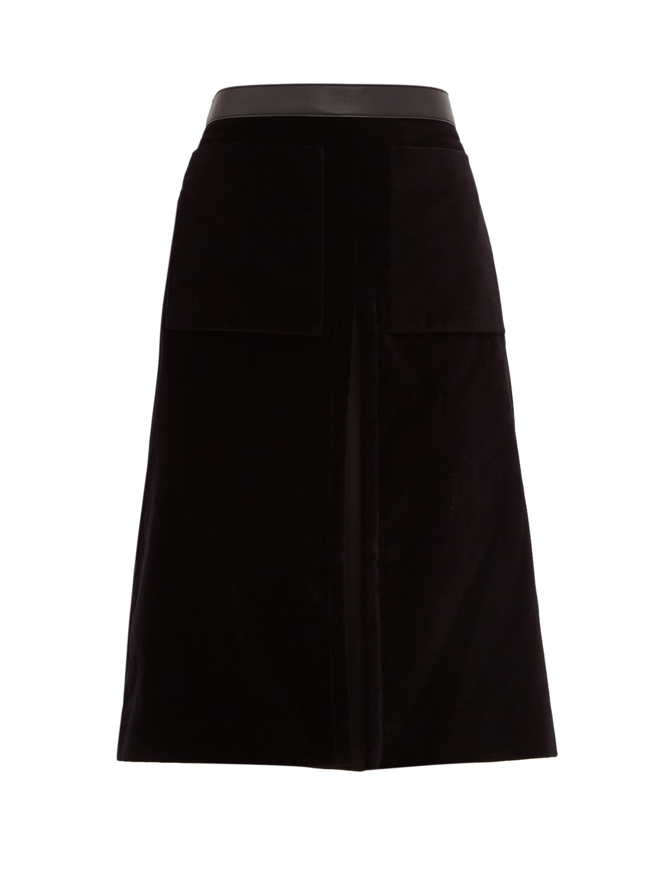 cotton velvet skirt