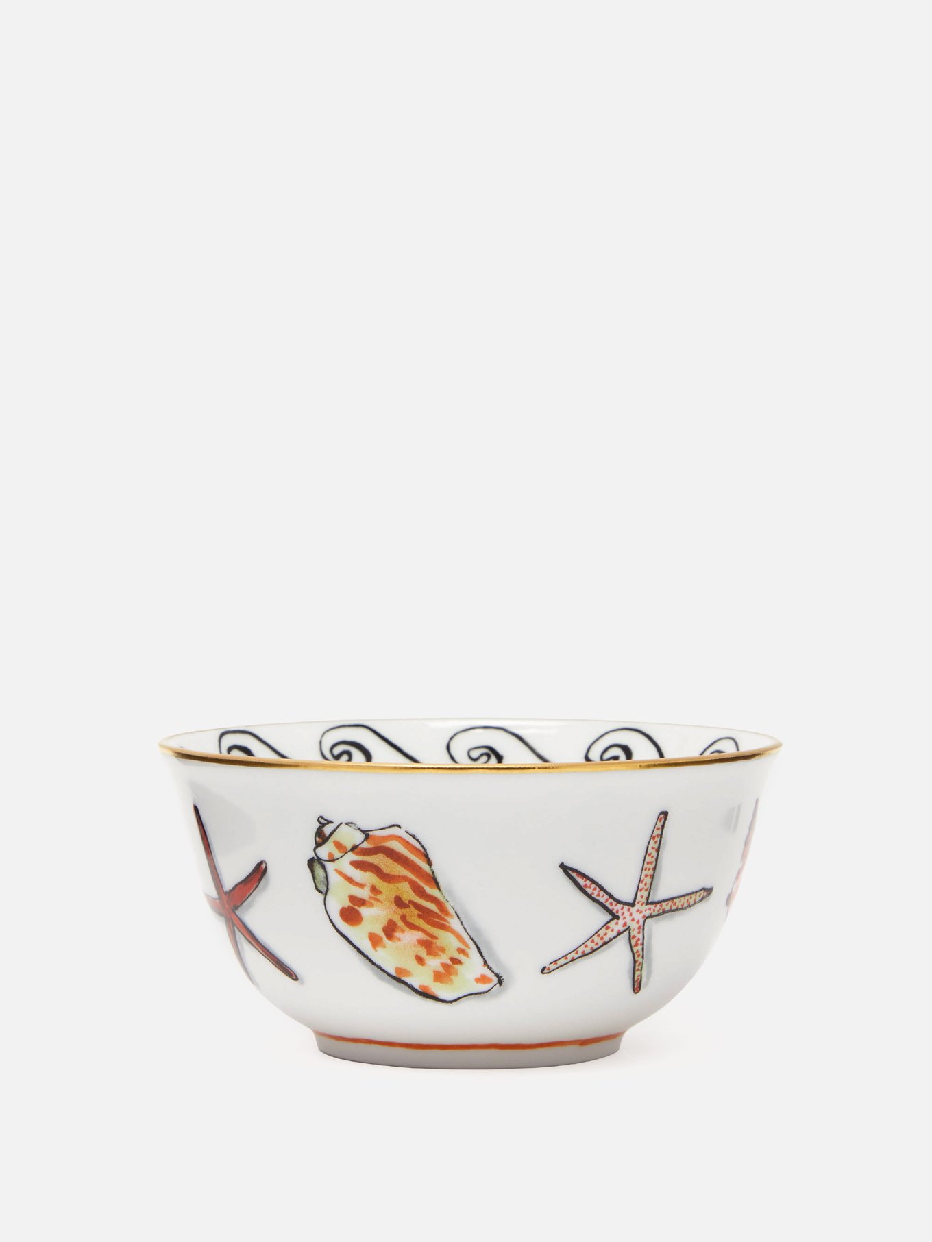 X Luke Edward Hall shell porcelain bowl | Ginori 1735