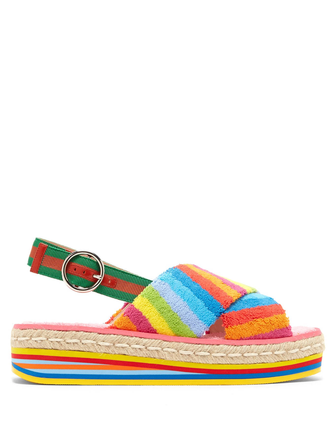 gucci rainbow sandals