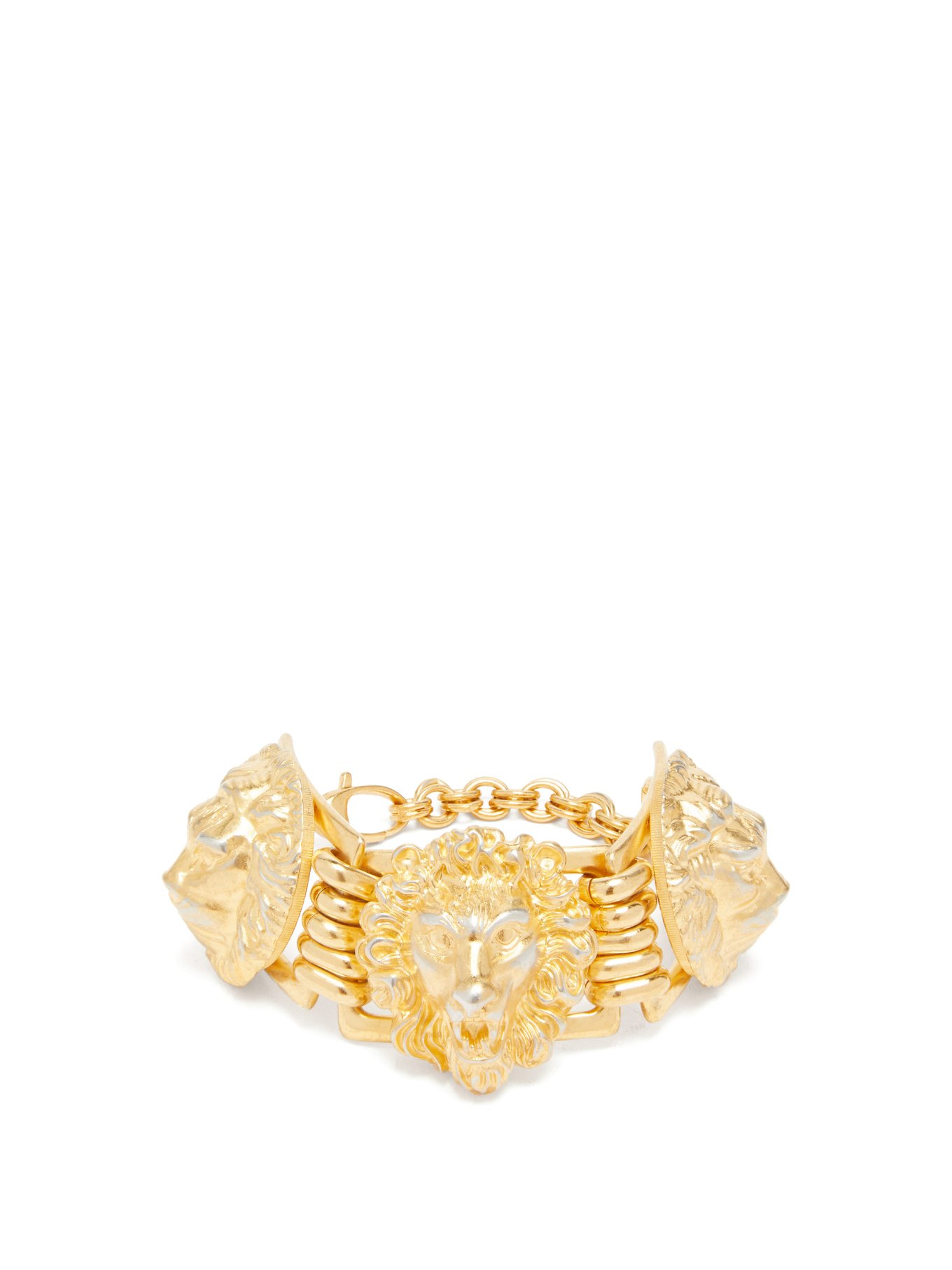 Bracelet tête de lion Métallique Gucci 