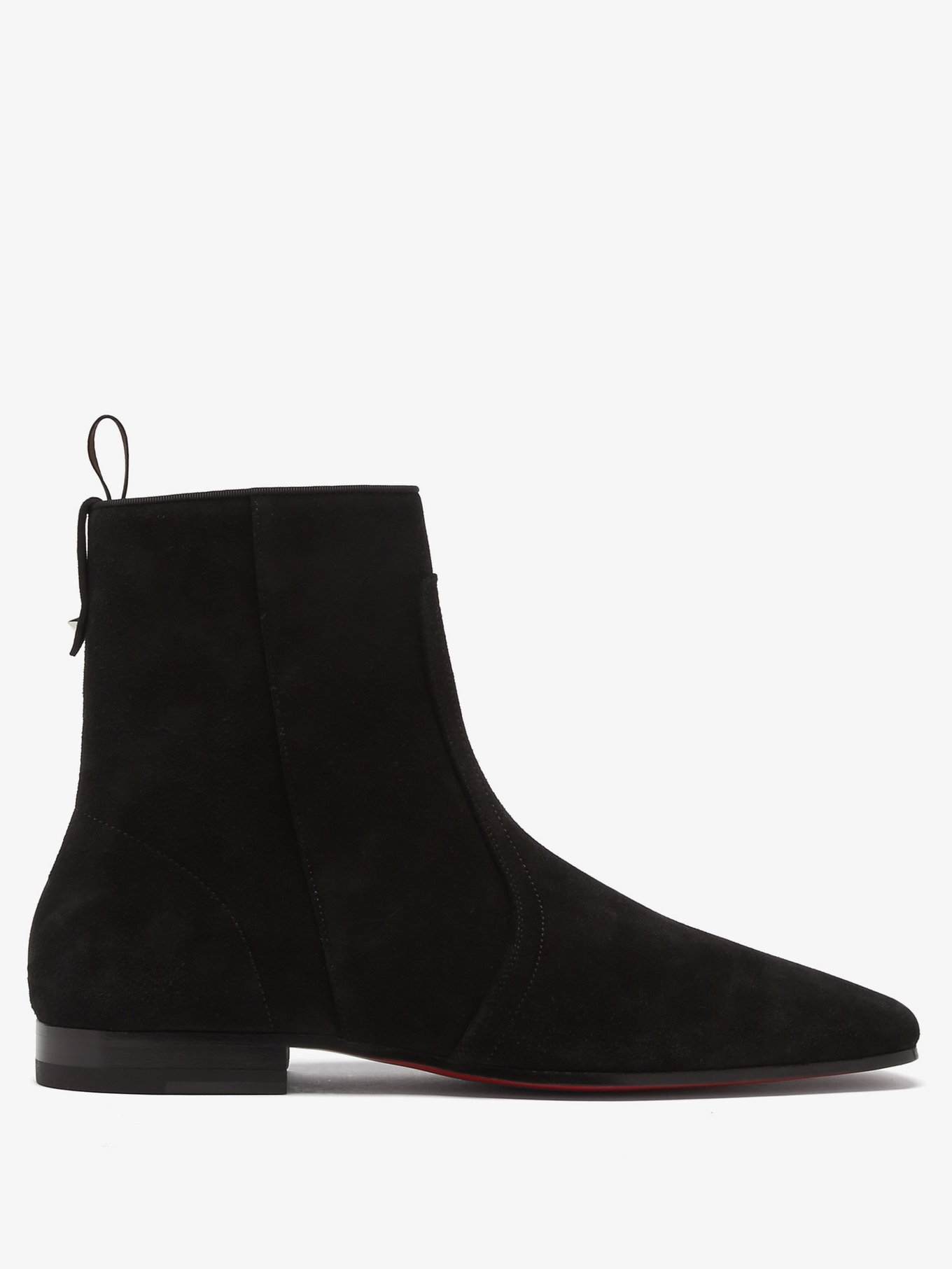 christian louboutin velvet boots