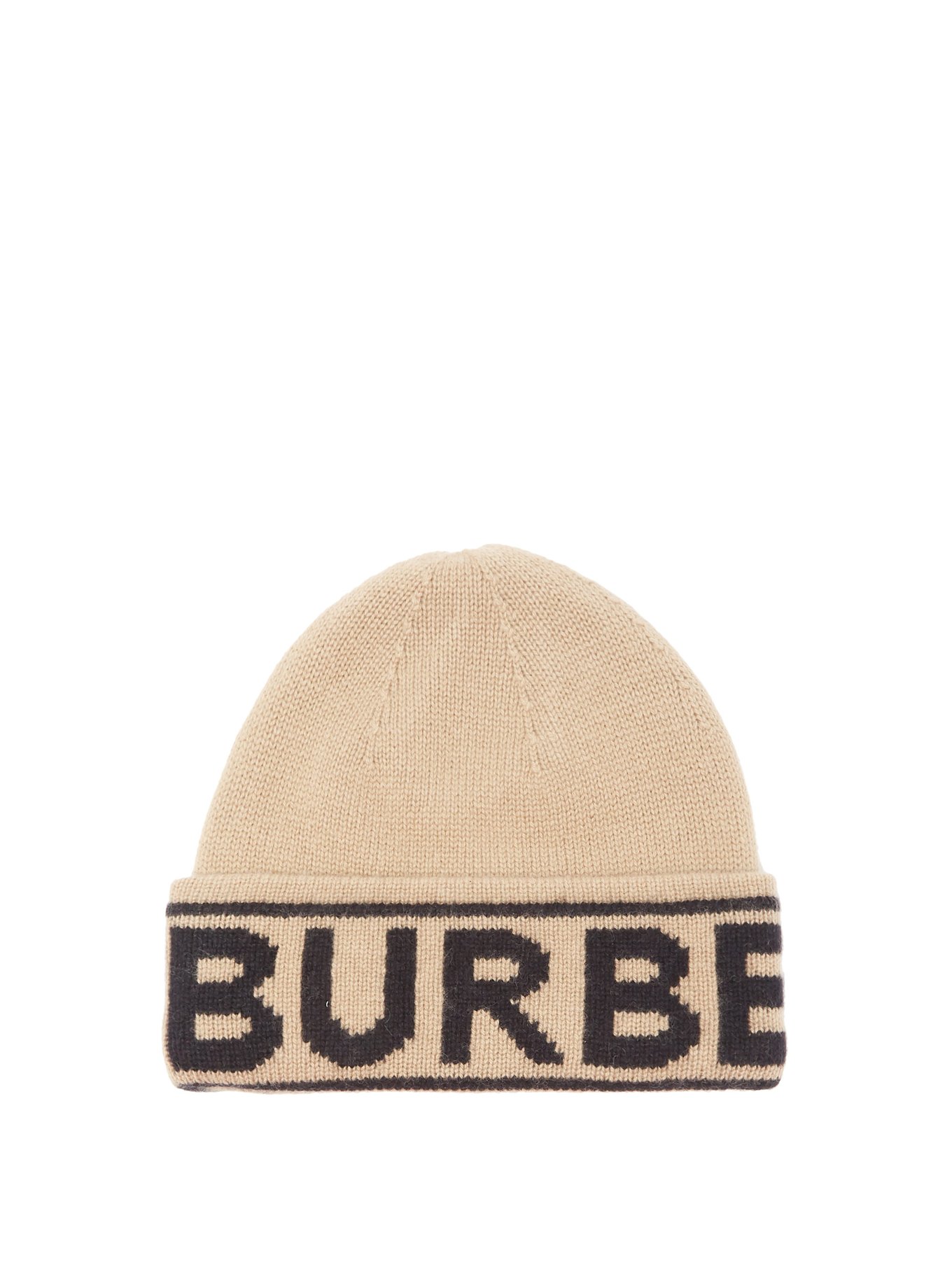 Neutral Logo-jacquard cashmere beanie hat | Burberry | MATCHESFASHION US