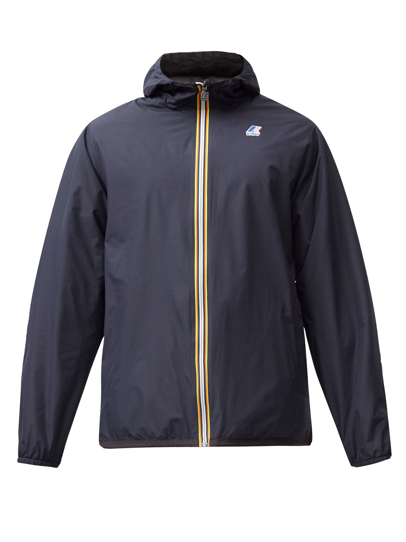 Navy X K-way reversible FF-logo windbreaker jacket | Fendi 