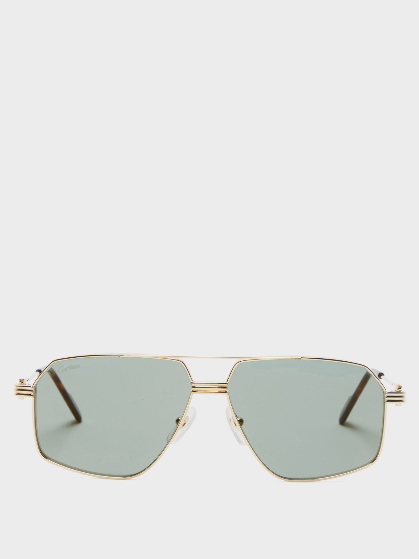 Première de Cartier aviator metal sunglasses | Cartier Eyewear