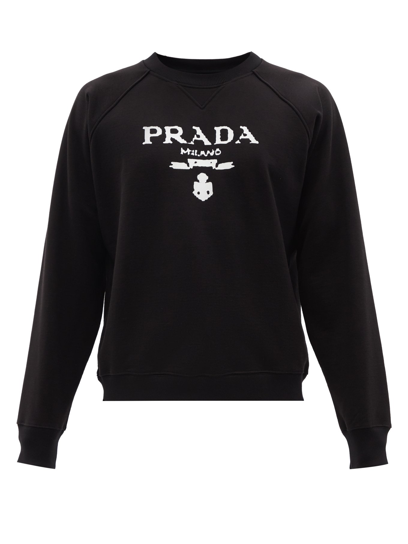 prada black logo