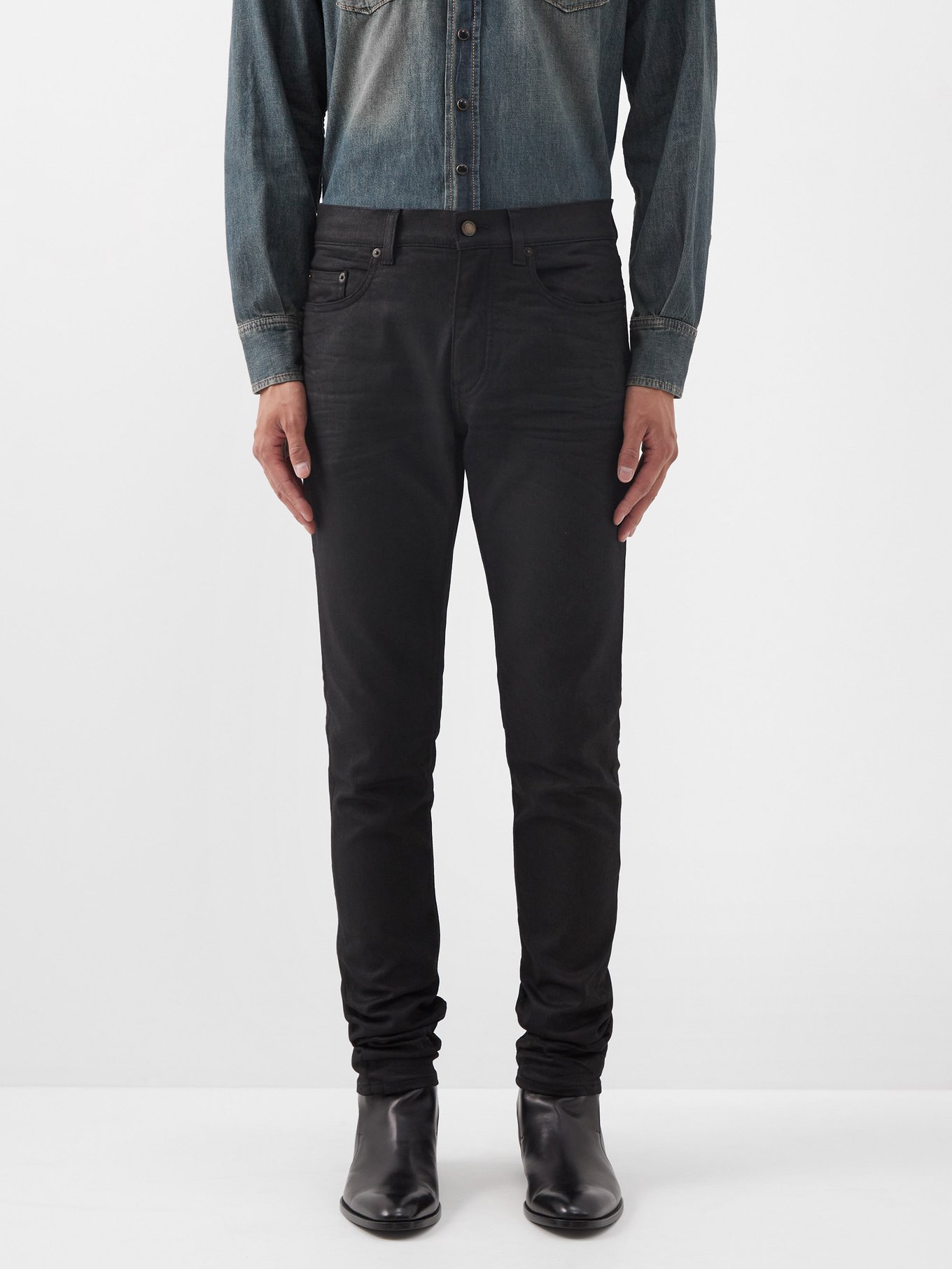 Low-rise slim-leg jeans | Saint Laurent