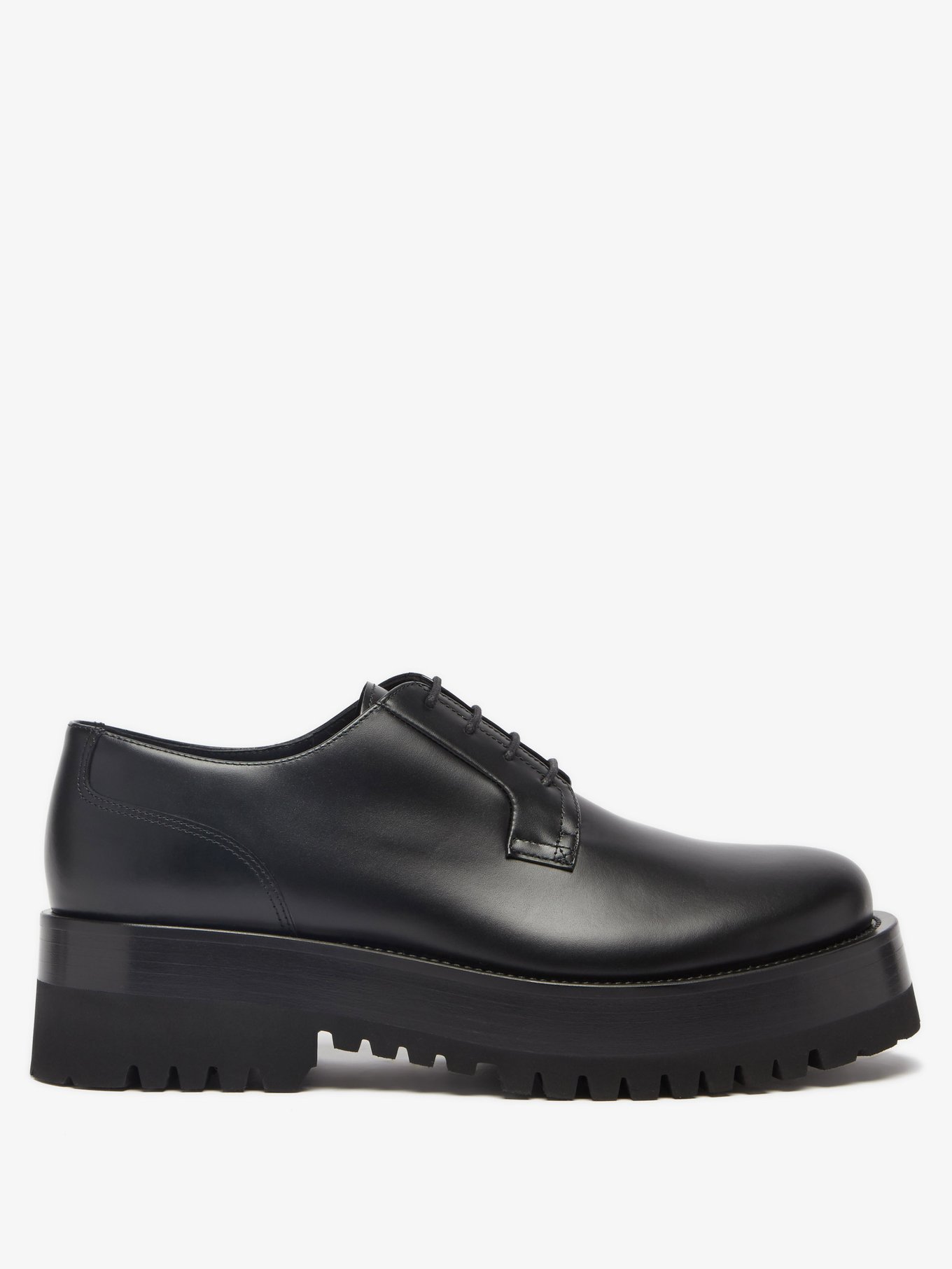 Upraise leather derby shoes | Valentino