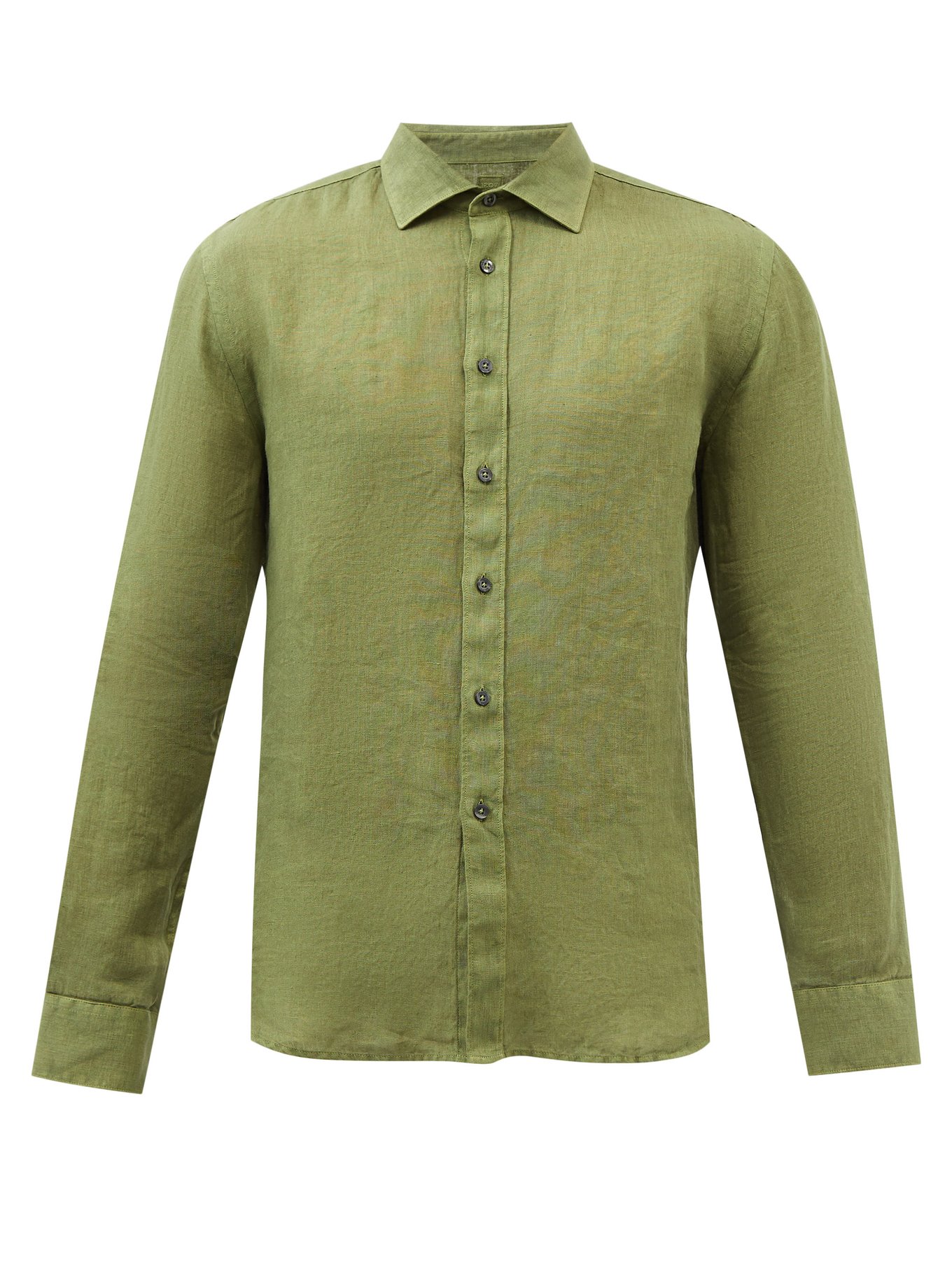Matchesfashion Homme Vêtements Chemises Manches longues Chemise manches longues en toile de lin rayée 120% Lino 