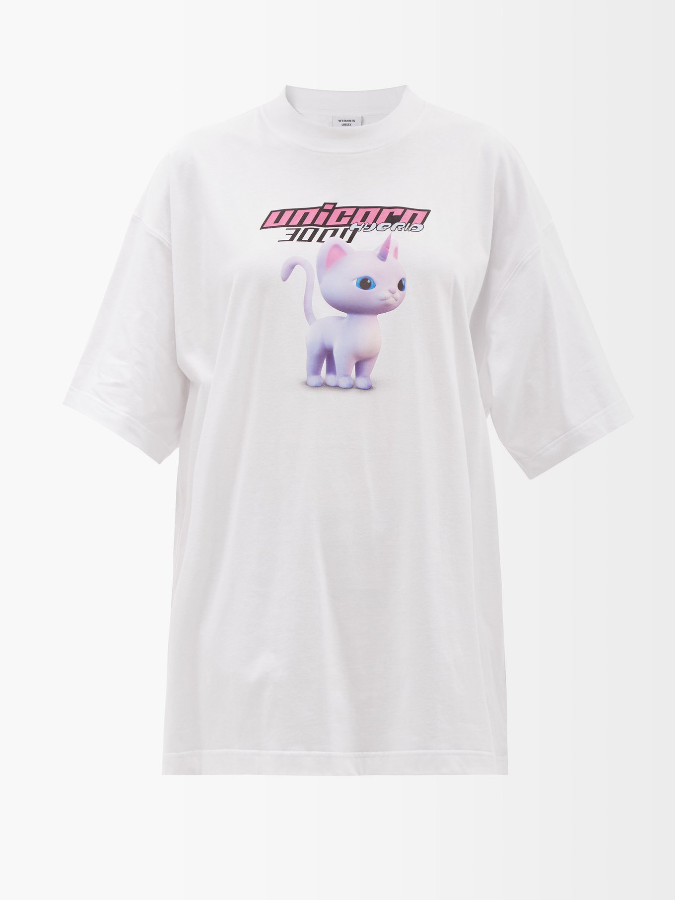 Everyone can be a Unicorn cotton T-shirt | Vetements