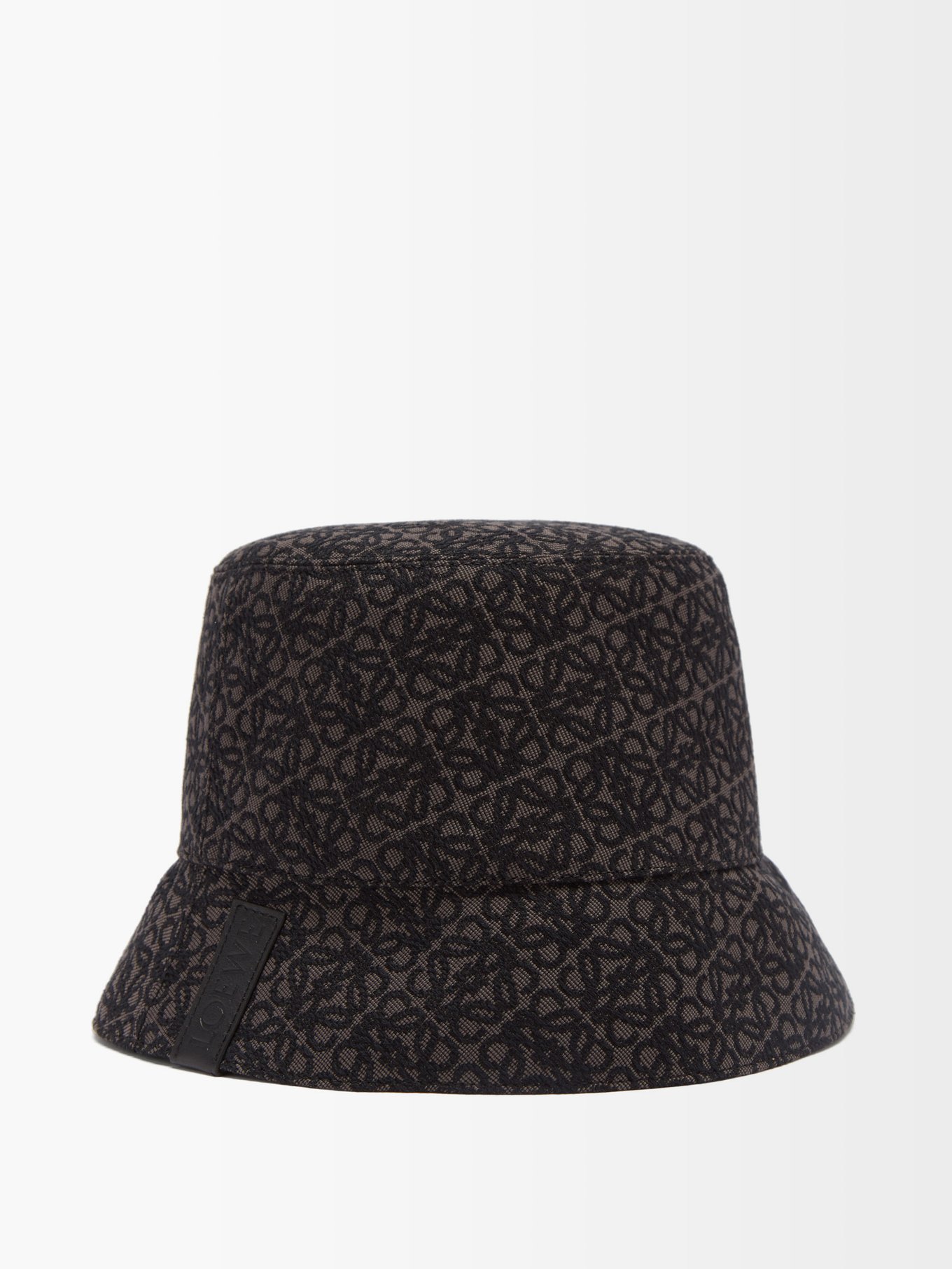 Black Anagram-jacquard canvas bucket hat | Loewe 