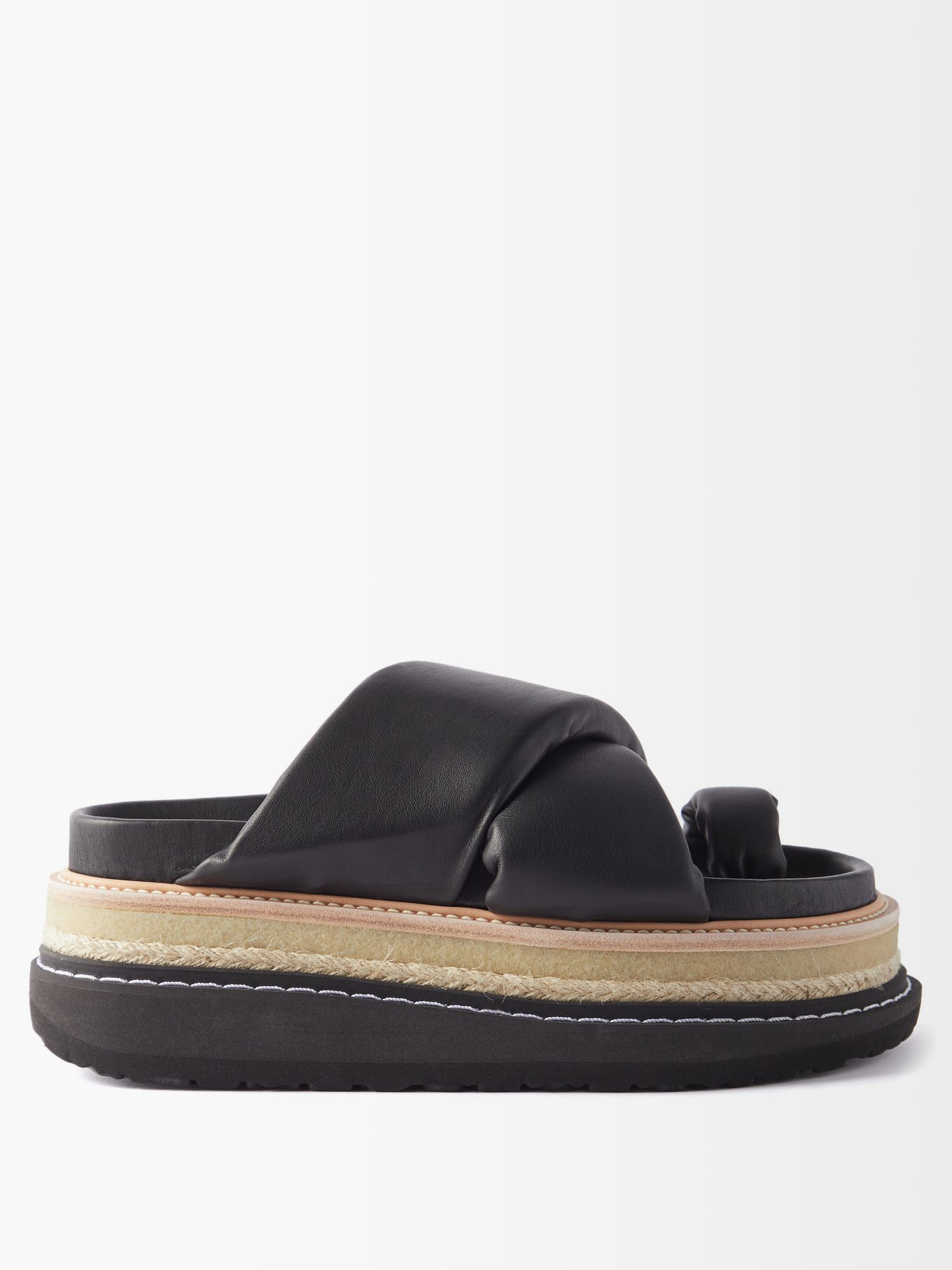 Clarks Trace Drift Leather Sandals in 