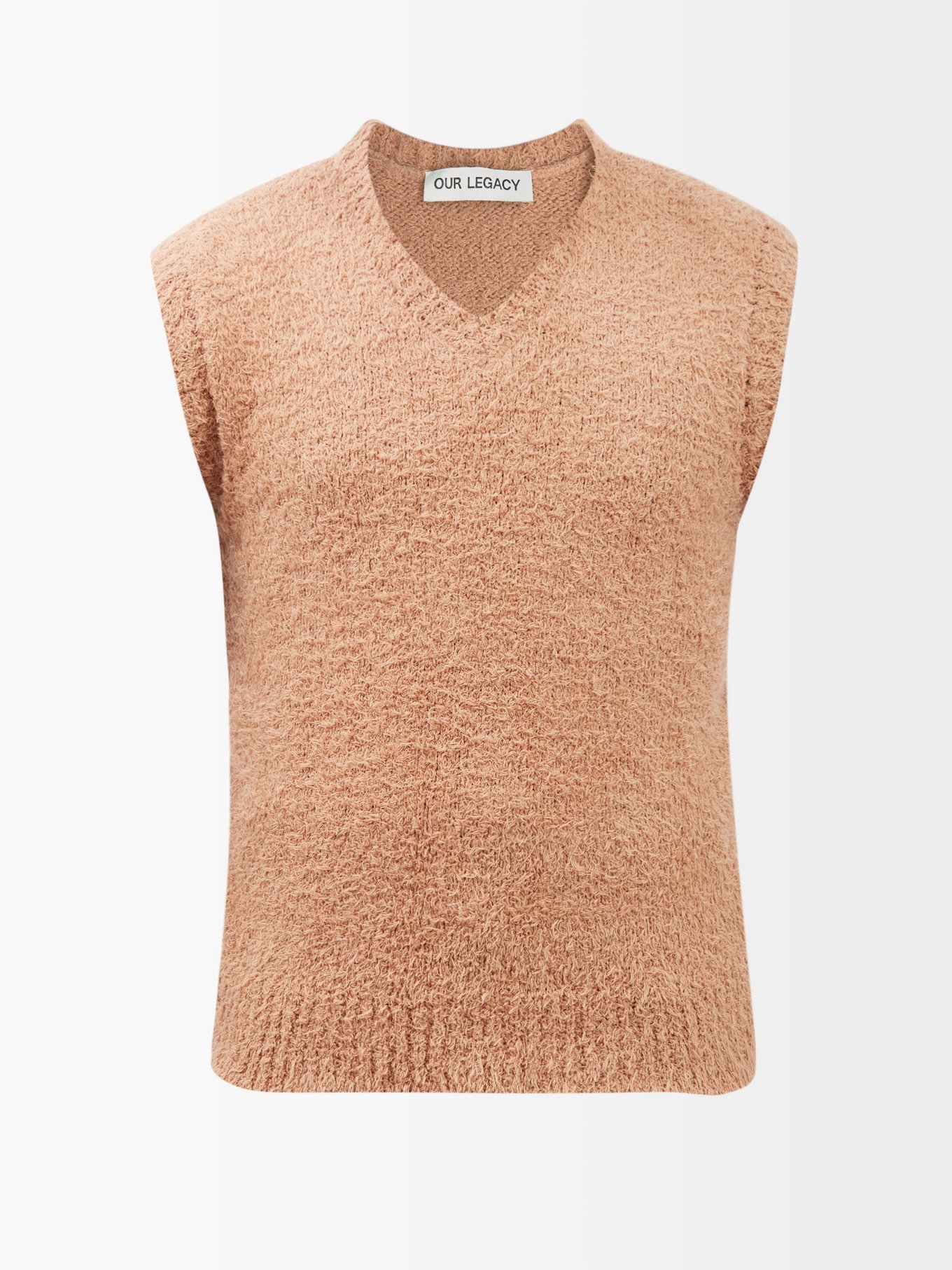 Our Legacy Beige V-neck brushed-cotton sweater vest | 매치스패션, 모던 럭셔리 온라인 쇼핑